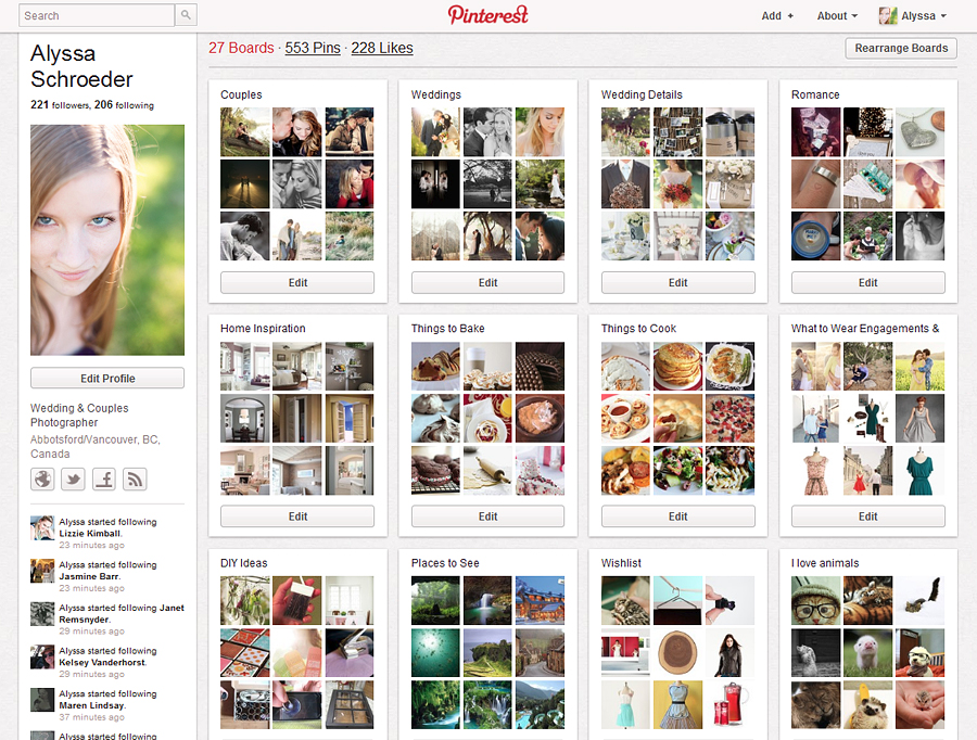 How I use pinterest