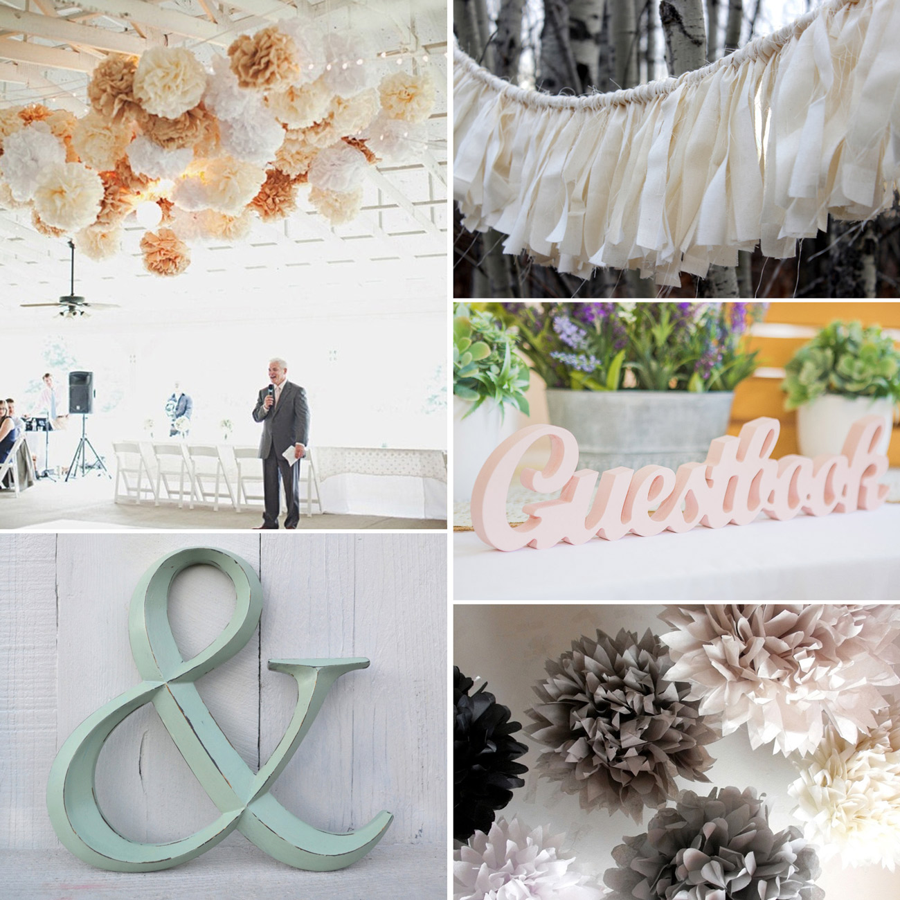 Etsy Canada Wedding Reception Decor