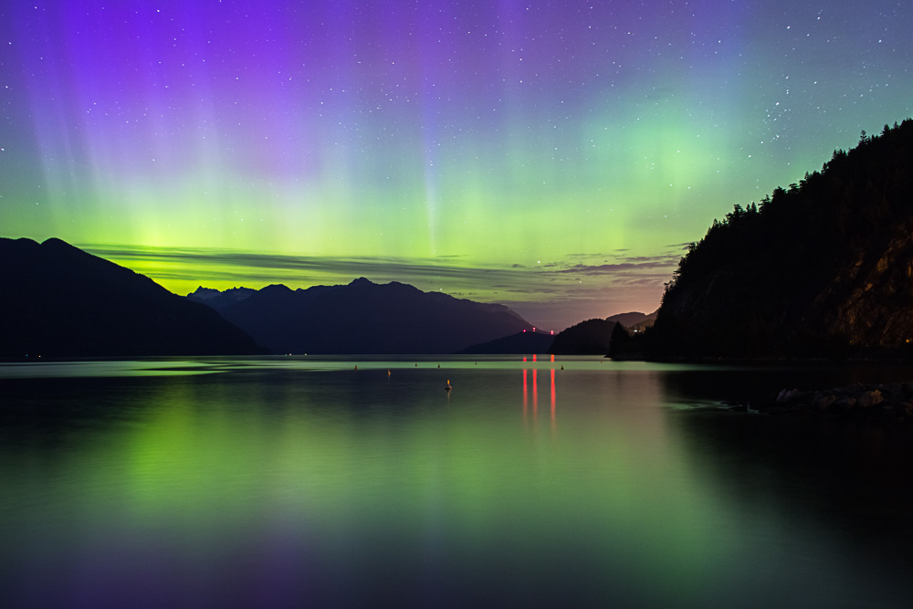 Northern Lights in Vancouver, BC