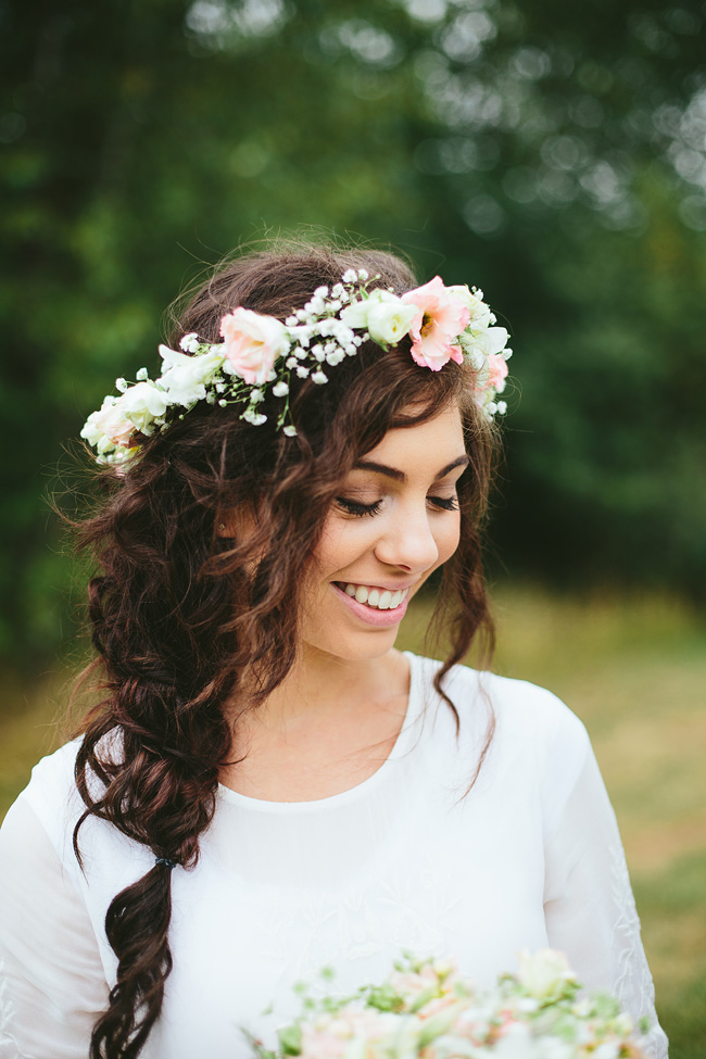 Floral Crown with baby's breath